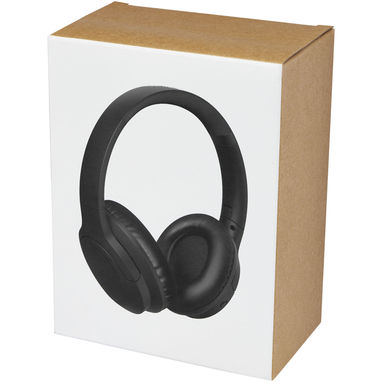 Loop навушники Bluetooth® із переробленої пластмаси, колір суцільний чорний - 12429690- Фото №2