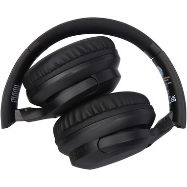 Loop навушники Bluetooth® із переробленої пластмаси, колір суцільний чорний - 12429690- Фото №4