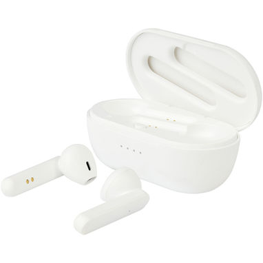 Навушники Pure TWS з антибактеріальною добавкою, колір білий - 12430001- Фото №1
