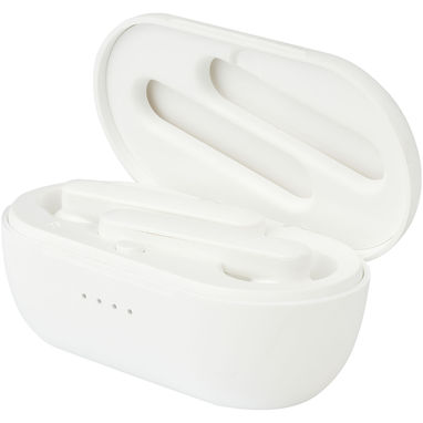 Навушники Pure TWS з антибактеріальною добавкою, колір білий - 12430001- Фото №6