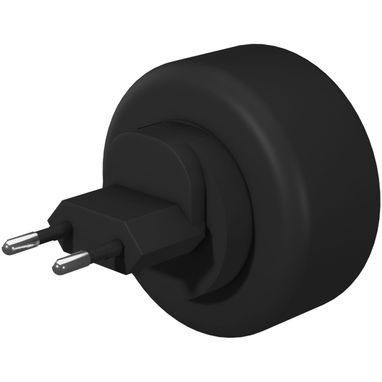 Интеллектуальное домашнее зарядное устройство SCX.design H11 с подсветкой логотипа, цвет сплошной черный - 1PX11090- Фото №4