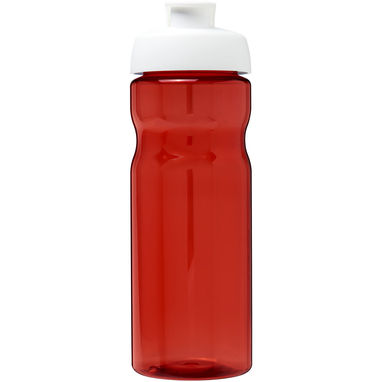 Спортивная бутылка H2O Eco объемом 650 мл с откидывающейся крышкой, цвет красный, белый - 21009717- Фото №2