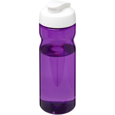 Спортивная бутылка H2O Eco объемом 650 мл с откидывающейся крышкой, цвет пурпурный, белый - 21009718- Фото №1