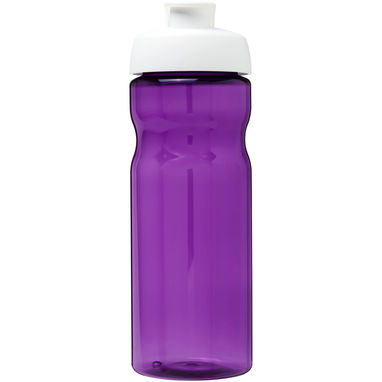 Спортивная бутылка H2O Eco объемом 650 мл с откидывающейся крышкой, цвет пурпурный, белый - 21009718- Фото №2