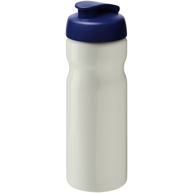 Спортивна пляшка H2O Eco об'ємом 650 мл з кришкою, що відкидається., колір колір слонової кістки, синій - 21009722- Фото №1