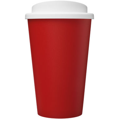 Термокружка з переробленого пластику Americano Eco ємністю 350 мл, колір червоний, білий - 21042227- Фото №2
