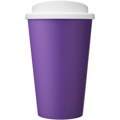 Термокружка з переробленого пластику Americano Eco ємністю 350 мл, колір пурпурний, білий - 21042228- Фото №2