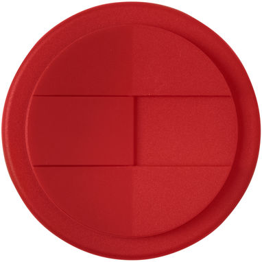 Кружка с герметичной крышкой Americano® Eco из переработанного материала объемом 350 мл, цвет красный - 21042504- Фото №3