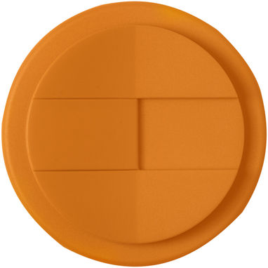 Кружка с герметичной крышкой Americano® Eco из переработанного материала объемом 350 мл, цвет оранжевый - 21042507- Фото №3