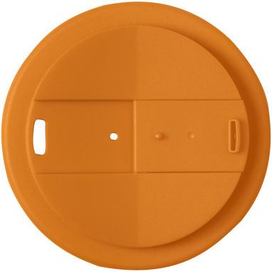 Кружка с герметичной крышкой Americano® Eco из переработанного материала объемом 350 мл, цвет оранжевый - 21042507- Фото №4