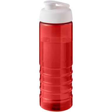 Спортивная бутылка H2O Active® Eco Treble объемом 750 мл с куполообразной крышкой, цвет красный, белый - 21047909- Фото №1
