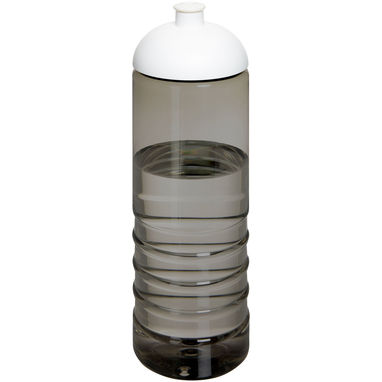 H2O Active® Eco Treble спортивная бутылка объемом 750 мл с куполообразной крышкой, цвет темно-серый, белый - 21048001- Фото №1