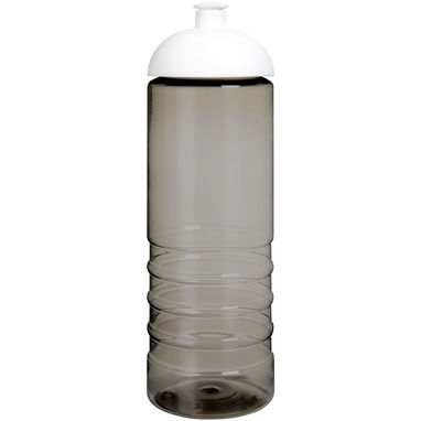 H2O Active® Eco Treble спортивная бутылка объемом 750 мл с куполообразной крышкой, цвет темно-серый, белый - 21048001- Фото №2