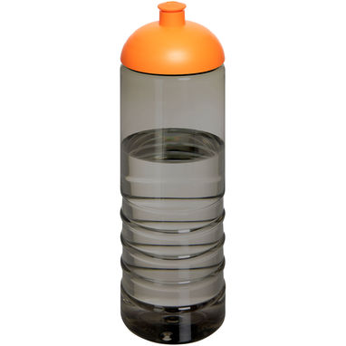 H2O Active® Eco Treble спортивная бутылка объемом 750 мл с куполообразной крышкой, цвет темно-серый, оранжевый - 21048002- Фото №1