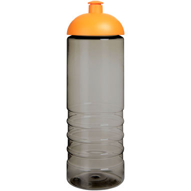 H2O Active® Eco Treble спортивная бутылка объемом 750 мл с куполообразной крышкой, цвет темно-серый, оранжевый - 21048002- Фото №2