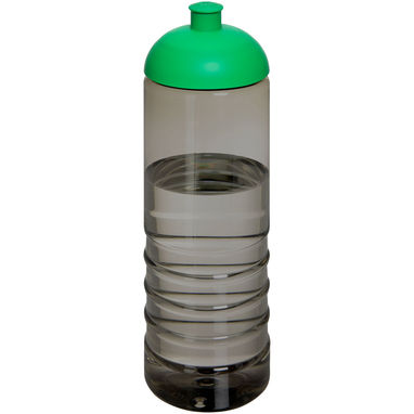 H2O Active® Eco Treble спортивная бутылка объемом 750 мл с куполообразной крышкой, цвет темно-серый, зеленый - 21048003- Фото №1