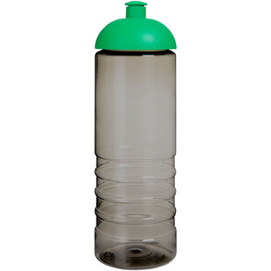 H2O Active® Eco Treble спортивная бутылка объемом 750 мл с куполообразной крышкой, цвет темно-серый, зеленый - 21048003- Фото №2