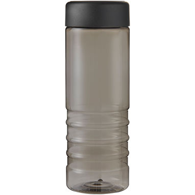 H2O Active® Eco Treble 750 мл бутылка для воды, цвет темно-серый, сплошной черный - 21048100- Фото №2