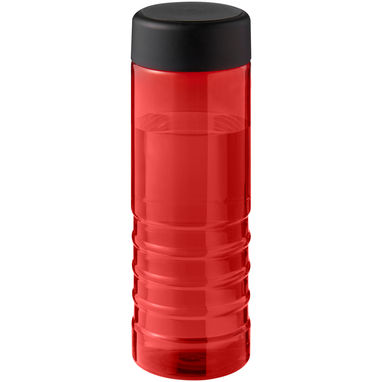 H2O Active® Eco Treble 750 мл пляшка для води, колір червоний, суцільний чорний - 21048105- Фото №1