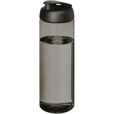 Спортивная бутылка H2O Active® Eco Vibe объемом 850 мл с откидывающейся крышкой, цвет темно-серый, сплошной черный - 21048300- Фото №1