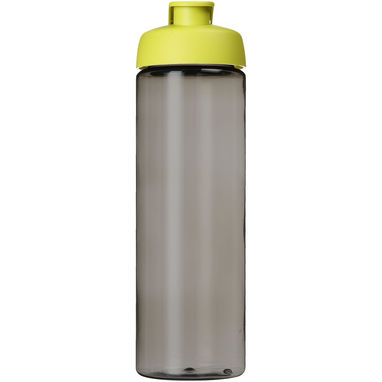 Спортивная бутылка H2O Active® Eco Vibe объемом 850 мл с откидывающейся крышкой, цвет темно-серый, лайм - 21048302- Фото №2