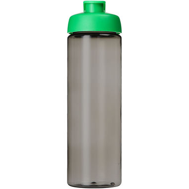 Спортивна пляшка H2O Active® Eco Vibe об'ємом 850 мл з кришкою, що відкидається, колір темно-сірий, зелений - 21048303- Фото №2