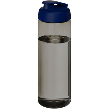 Спортивная бутылка H2O Active® Eco Vibe объемом 850 мл с откидывающейся крышкой, цвет темно-серый, cиний - 21048304- Фото №1