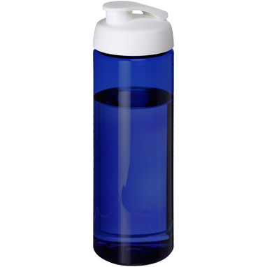 Спортивна пляшка H2O Active® Eco Vibe об'ємом 850 мл з кришкою, що відкидається, колір синій, білий - 21048307- Фото №1