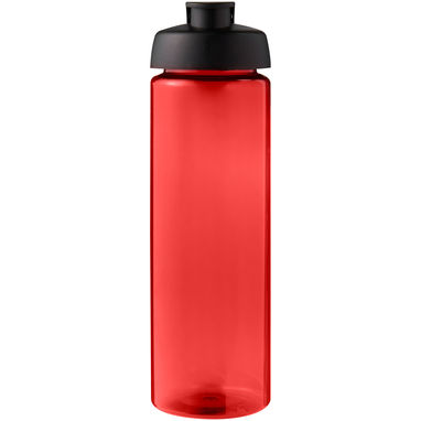Спортивная бутылка H2O Active® Eco Vibe объемом 850 мл с откидывающейся крышкой, цвет красный, сплошной черный - 21048311- Фото №2