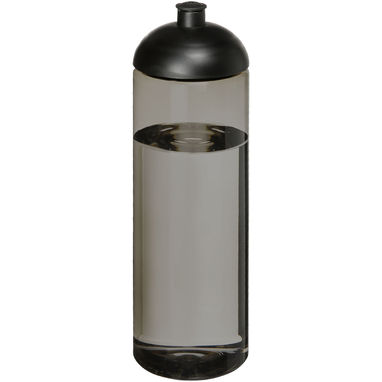 Спортивна пляшка H2O Active® Eco Vibe об'ємом 850 мл із куполоподібною кришкою, колір темно-сірий, суцільний чорний - 21048400- Фото №1