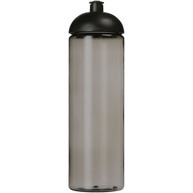 Спортивная бутылка H2O Active® Eco Vibe объемом 850 мл с куполообразной крышкой, цвет темно-серый, сплошной черный - 21048400- Фото №2