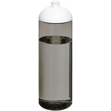 Спортивная бутылка H2O Active® Eco Vibe объемом 850 мл с куполообразной крышкой, цвет темно-серый, белый - 21048401- Фото №1