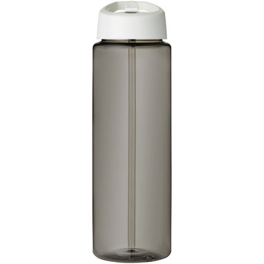 Спортивна пляшка H2O Active® Eco Vibe об'ємом 850 мл з кришкою-носиком, колір темно-сірий, білий - 21048601- Фото №2