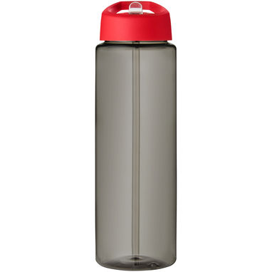 Спортивная бутылка H2O Active® Eco Vibe объемом 850 мл с крышкой-носиком, цвет темно-серый, красный - 21048602- Фото №2