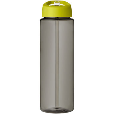 Спортивна пляшка H2O Active® Eco Vibe об'ємом 850 мл з кришкою-носиком, колір темно-сірий, лаймовий - 21048603- Фото №2