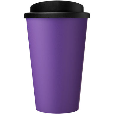 Термокружка Recycled Americano® об'ємом 350 мл, колір пурпурний, суцільний чорний - 21069137- Фото №2