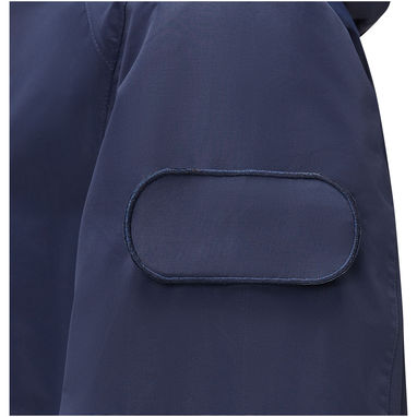 Легкая куртка унисекс Kai, изготовленная из переработанных материалов по стандарту GRS, цвет темно-синий  размер S - 37526551- Фото №4