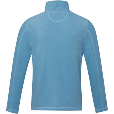Чоловіча флісова куртка Amber на блискавці із перероблених матеріалів за стандартом GRS, колір синій  розмір XS - 37529510- Фото №3