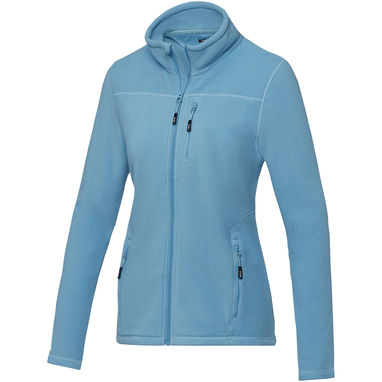Жіноча флісова куртка Amber на блискавці із перероблених матеріалів за стандартом GRS, колір синій  розмір XS - 37530510- Фото №1
