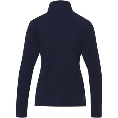 Жіноча флісова куртка Amber на блискавці із перероблених матеріалів за стандартом GRS, колір темно-синій  розмір XS - 37530550- Фото №3