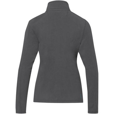 Женская флисовая куртка Amber на молнии из переработанных материалов по стандарту GRS, цвет серый  размер S - 37530821- Фото №3