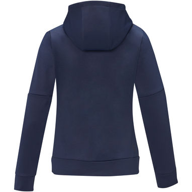 Жіночий светр анорак Sayan на блискавці на половину довжини з капюшоном, колір темно-синій  розмір XS - 39473550- Фото №3