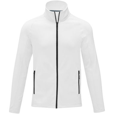 Чоловіча флісова куртка Zelus, колір білий  розмір XS - 39474010- Фото №2