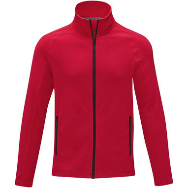 Мужская флисовая куртка Zelus, цвет красный  размер XS - 39474210- Фото №2