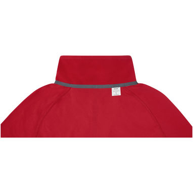 Мужская флисовая куртка Zelus, цвет красный  размер S - 39474211- Фото №4
