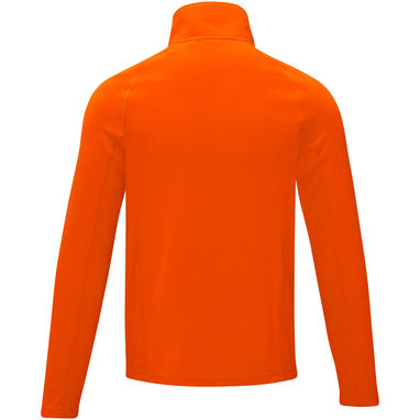 Мужская флисовая куртка Zelus, цвет оранжевый  размер XS - 39474310- Фото №3
