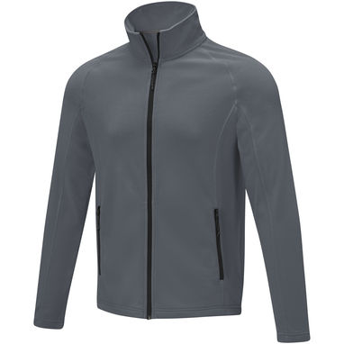 Мужская флисовая куртка Zelus, цвет серый  размер XS - 39474820- Фото №1