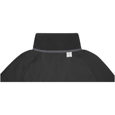 Мужская флисовая куртка Zelus, цвет сплошной черный  размер XS - 39474900- Фото №4