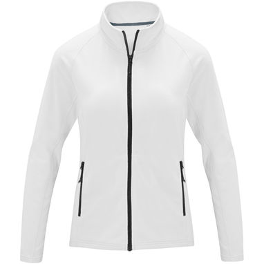 Женская флисовая куртка Zelus, цвет белый  размер XS - 39475010- Фото №2