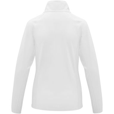 Женская флисовая куртка Zelus, цвет белый  размер XS - 39475010- Фото №3
